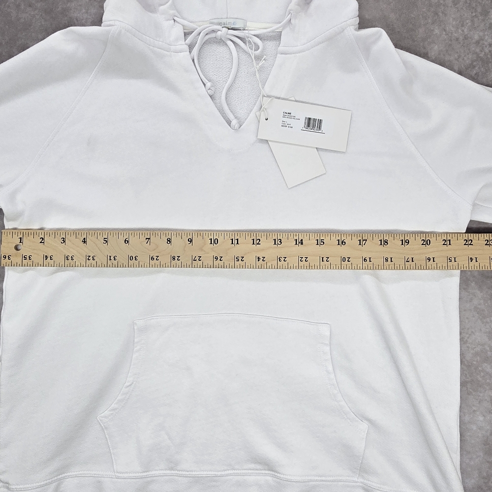 Johnny Was Calme NWT Mira White Hoodie Pullover - Picture 14 of 15